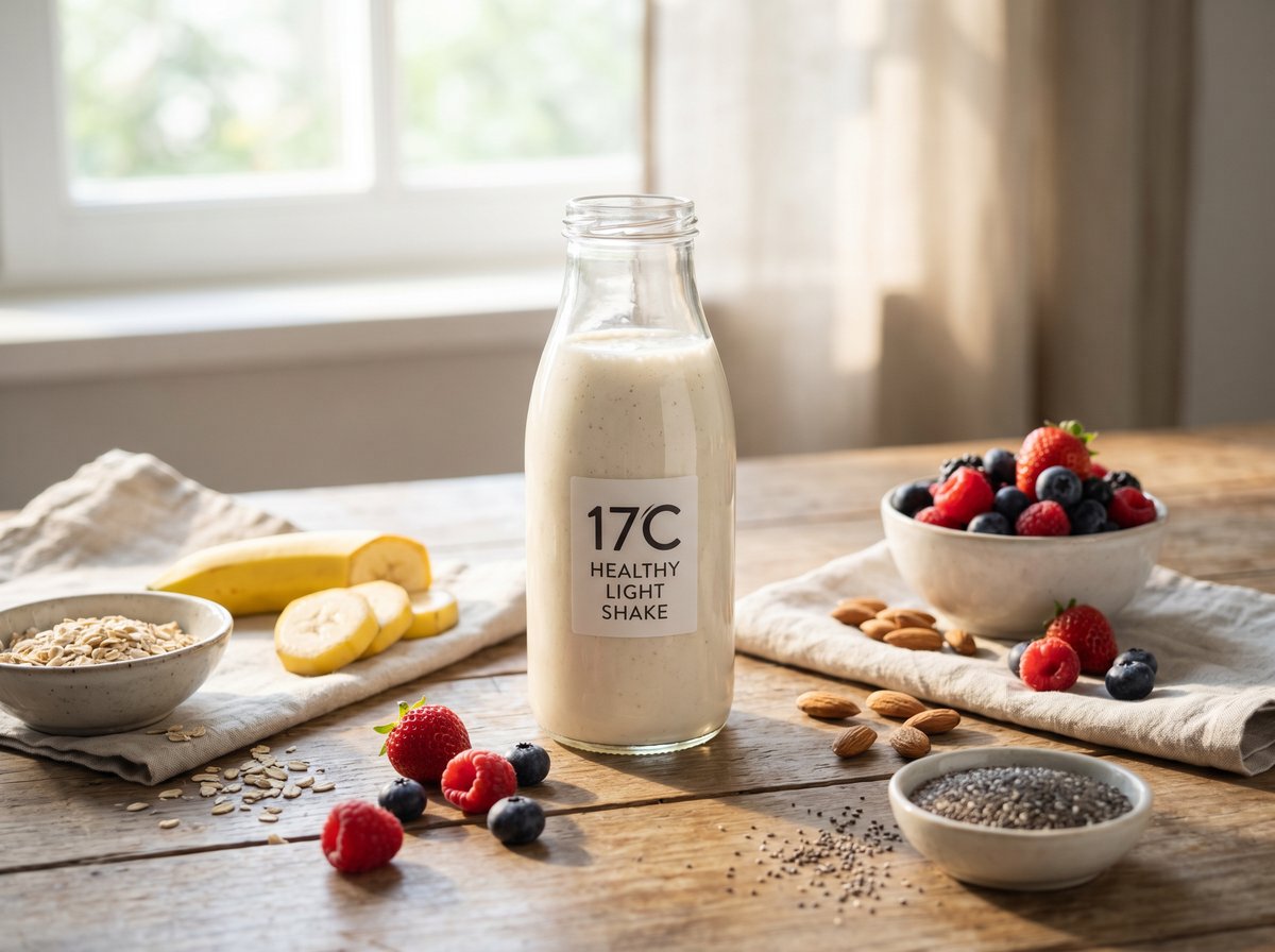 17C品牌轻食代餐奶昔 - 低卡高蛋白健康生活新选择